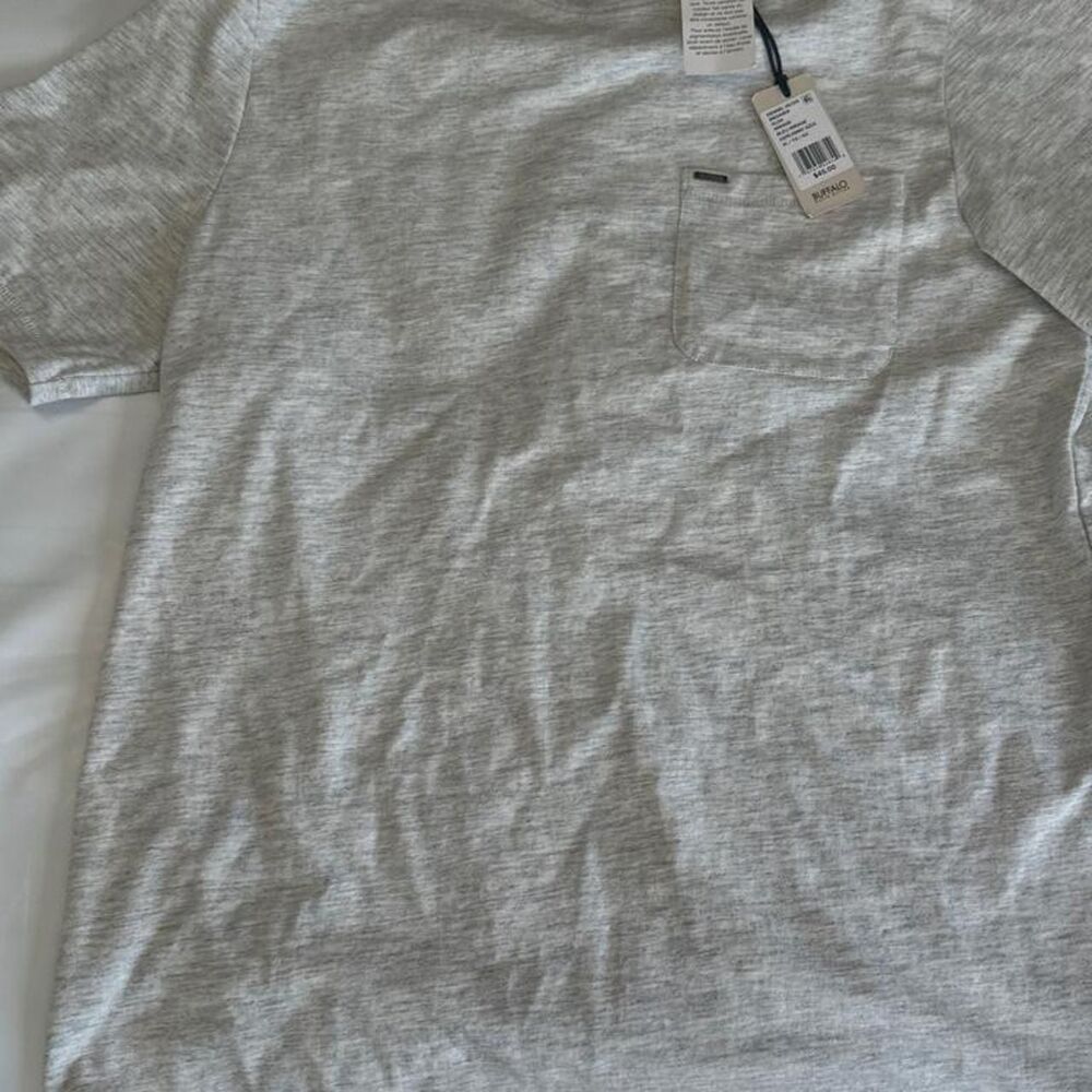 Buffalo-david-bitton Men's Grey T-shirt